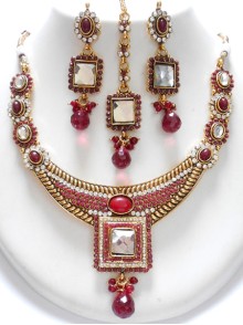 Polki Necklace Set